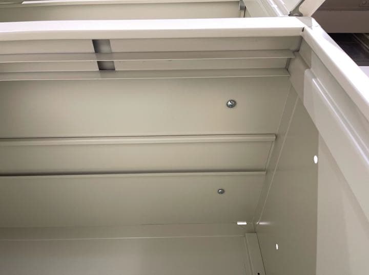 （123094-Z0004) キャビネット ライオン事務器 ホワイト