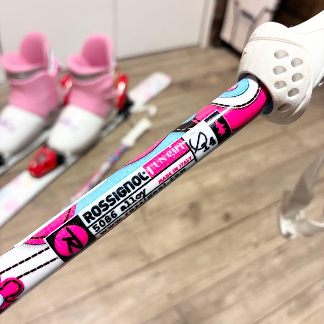 【板110cm/靴21cm】KAZAMA SPAXJ スキーセット