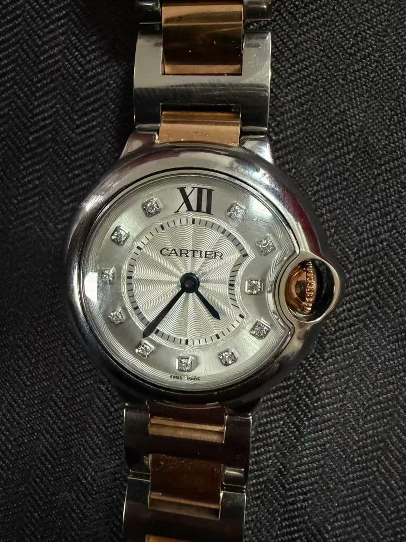 カルティエ CARTIER WE902030 バロンブルーSM