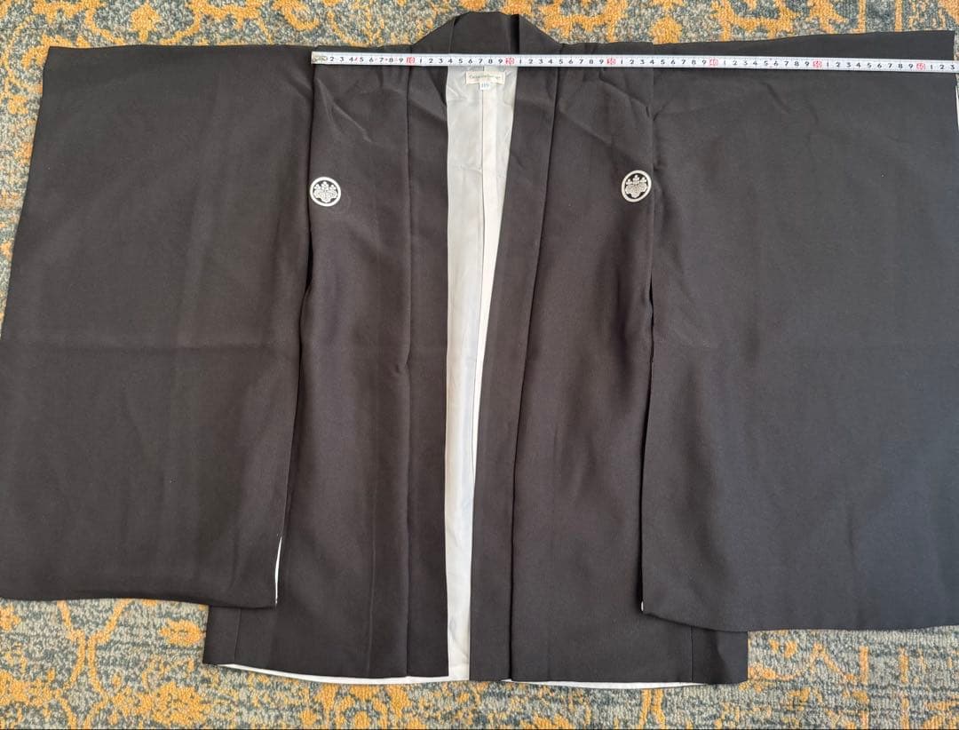 【美品】Catherine Cottage 黒紋付袴セット115cm 七五三に♪