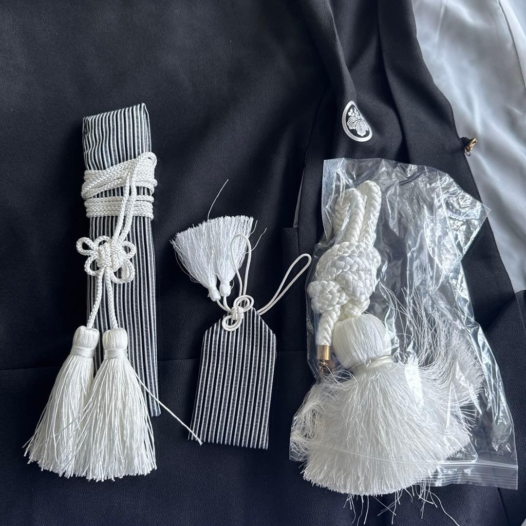 【美品】Catherine Cottage 黒紋付袴セット115cm 七五三に♪