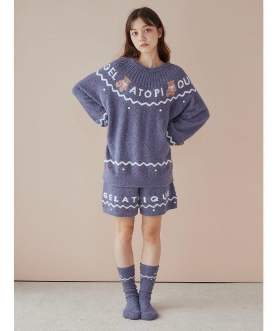 【新品未使用】gelato pique/ジェラートピケ/テディベア/ルームウェア