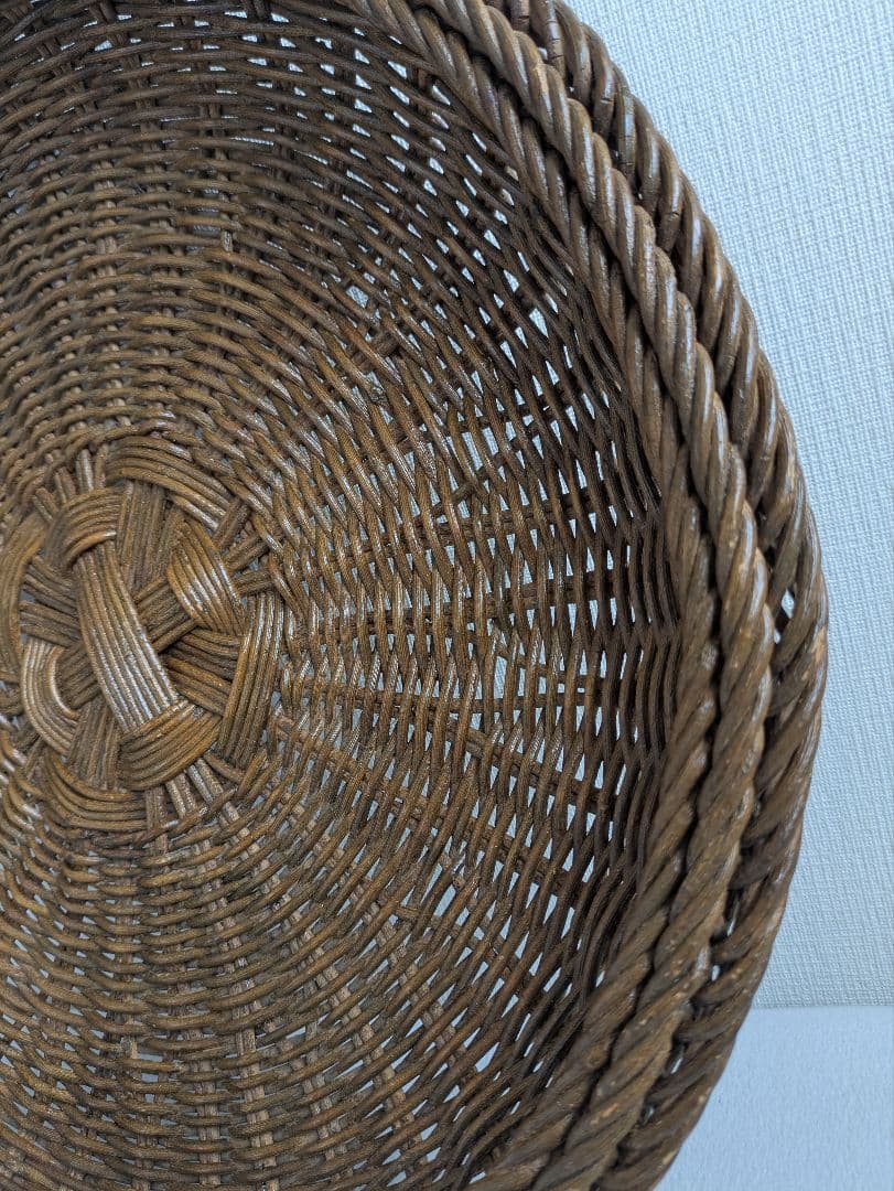 アケビヅル細工　特注大型トレイ　約49センチ