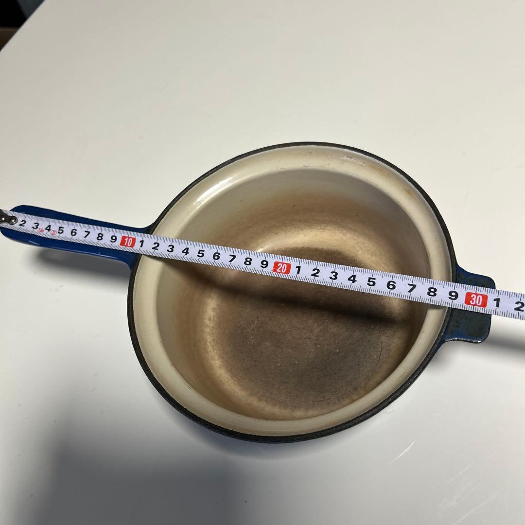 廃盤　ル・クルーゼ　レア　水色マルチファンクション18cm ソースパン