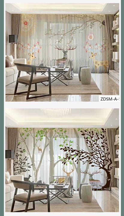 ことも部屋カーテン　自分が好きな写真をオーナーできます、