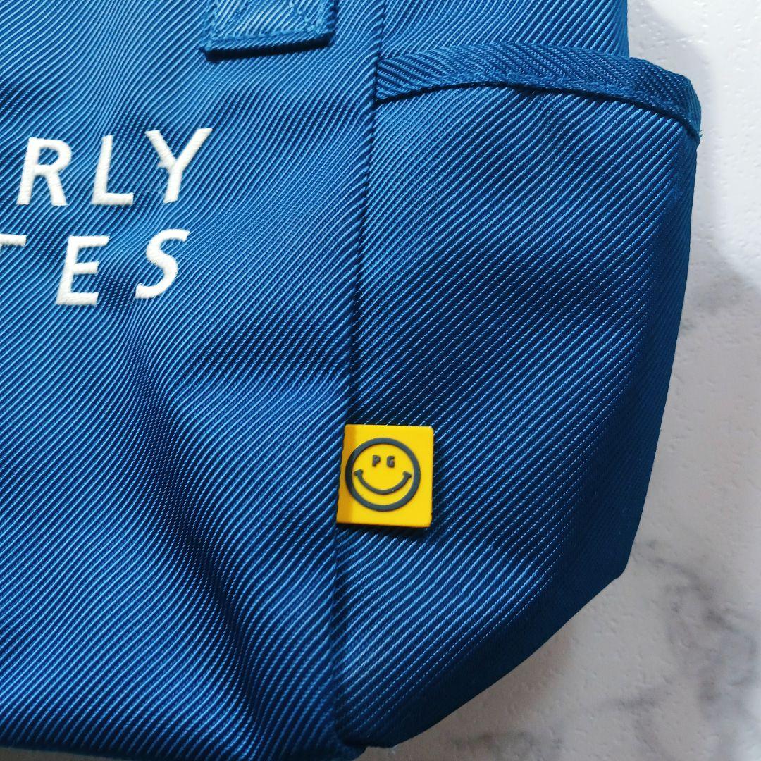 未使用級✨PEARLY GATES ネイビー カートバッグ ゴルフ　ロゴ刺繍