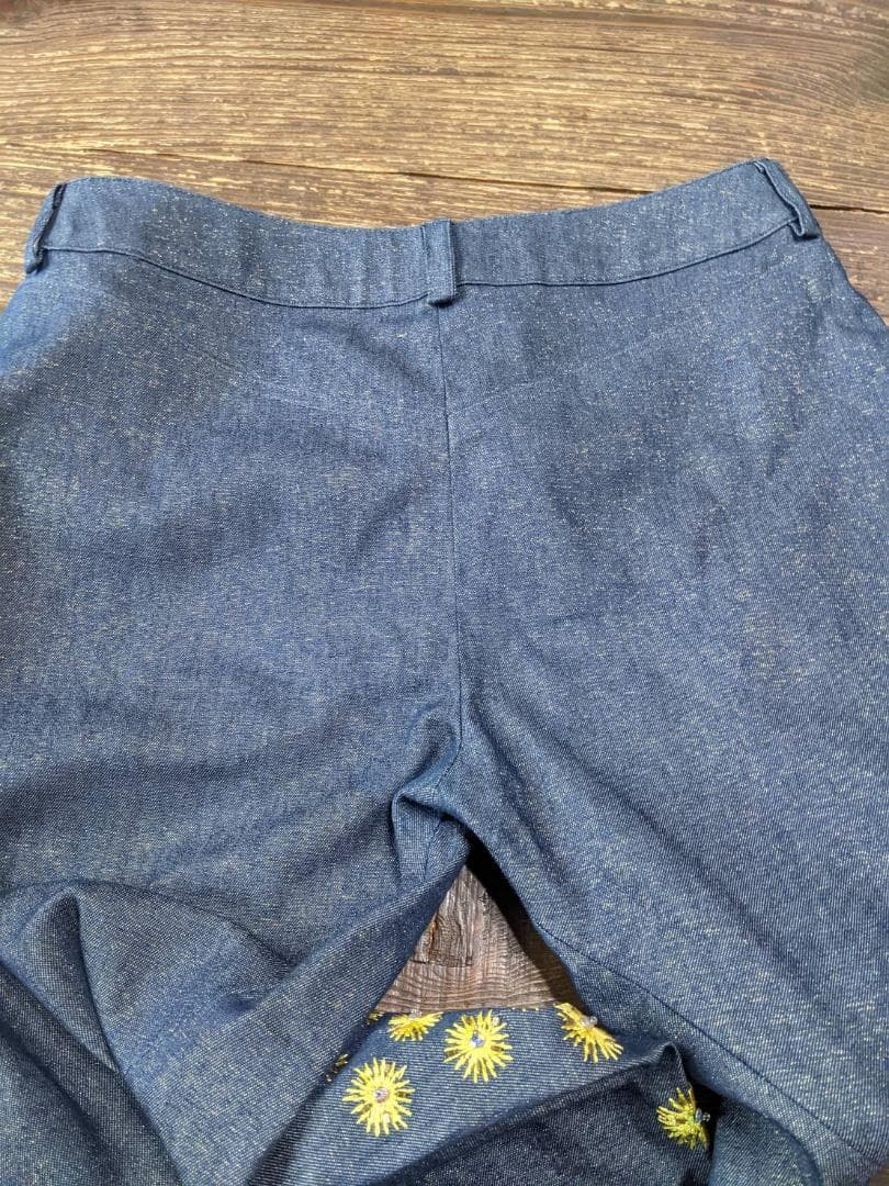 Christian Dior 花火模様 フレアパンツ 38