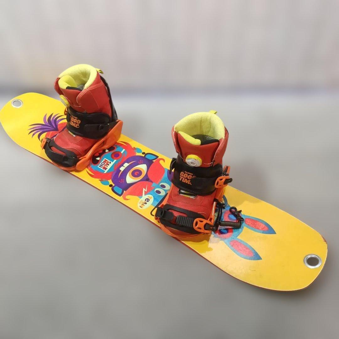 メンテ済■SALOMON-100cm■ブーツ19.5〜20.5cm■ジュニア子供