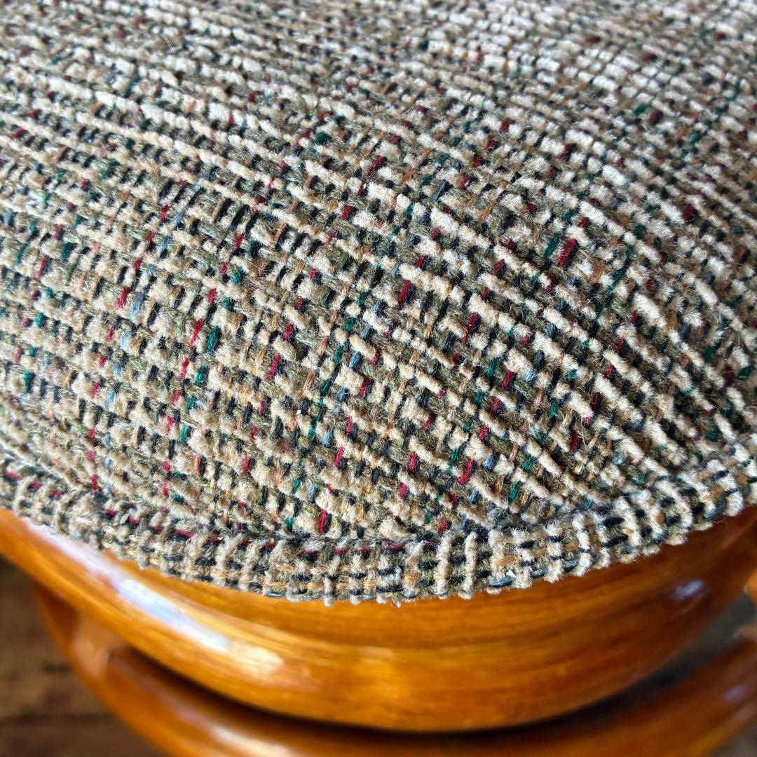 未使用 保管品 ラタン ラウンジチェア 回転式