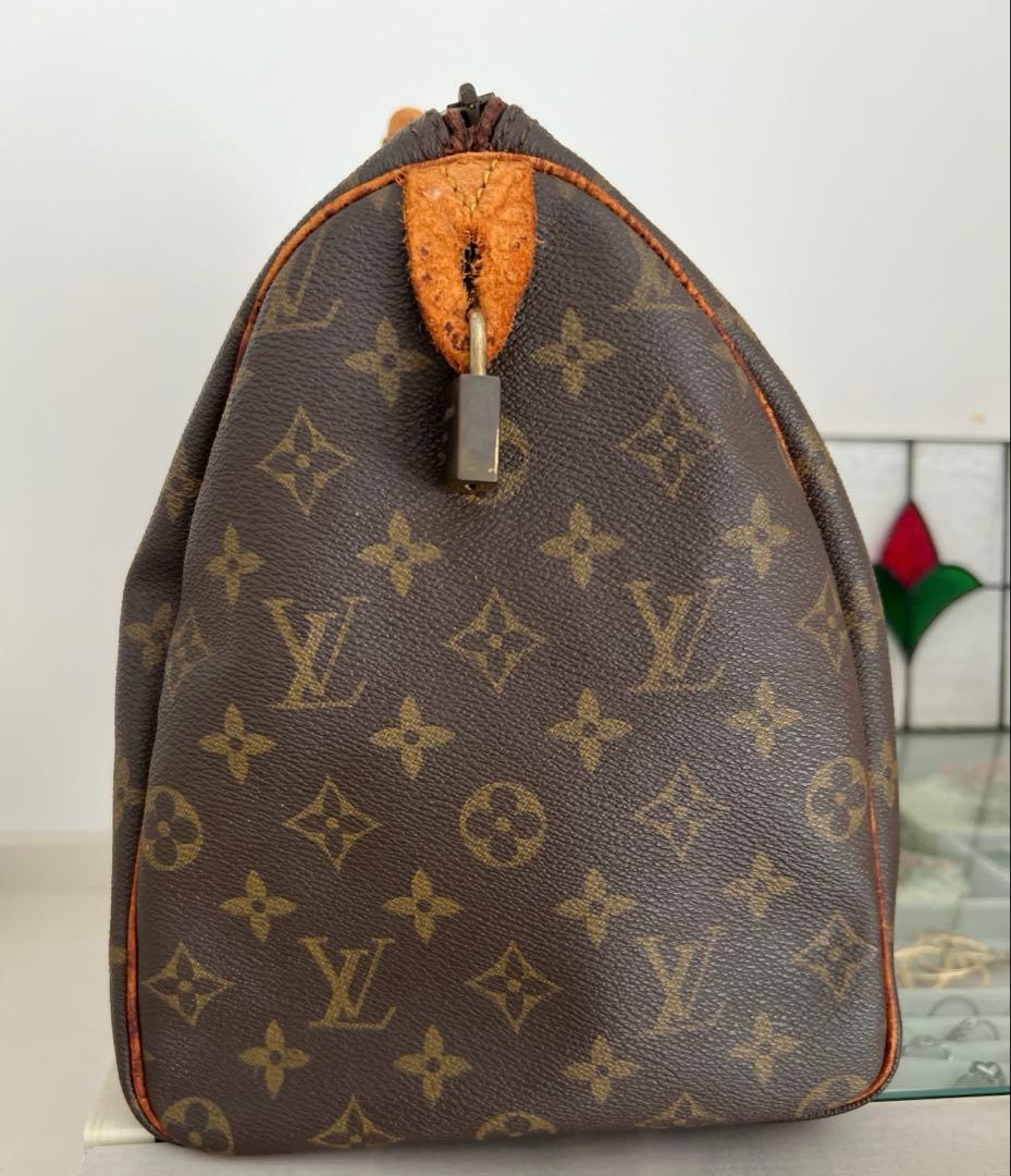 【良品】LOUIS VUITTON ルイ・ヴィトン スピーディ35（モノグラム）