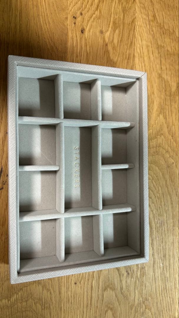 お値下げ！STACKERSミニジュエリーボックス3段トープグレージュスタッカーズ