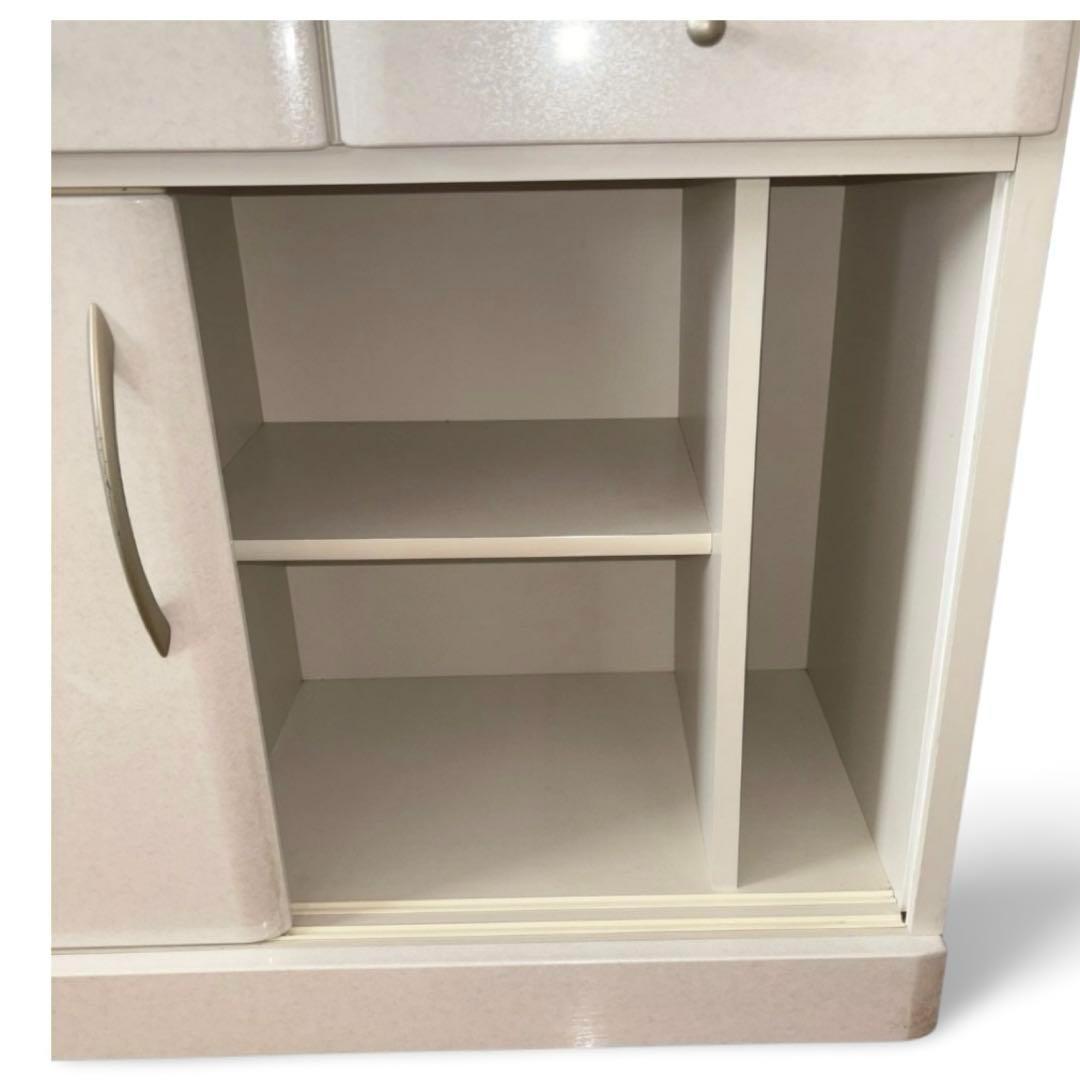 IDC大塚 食器棚 引き戸 幅120 梱包・発送たのメル便