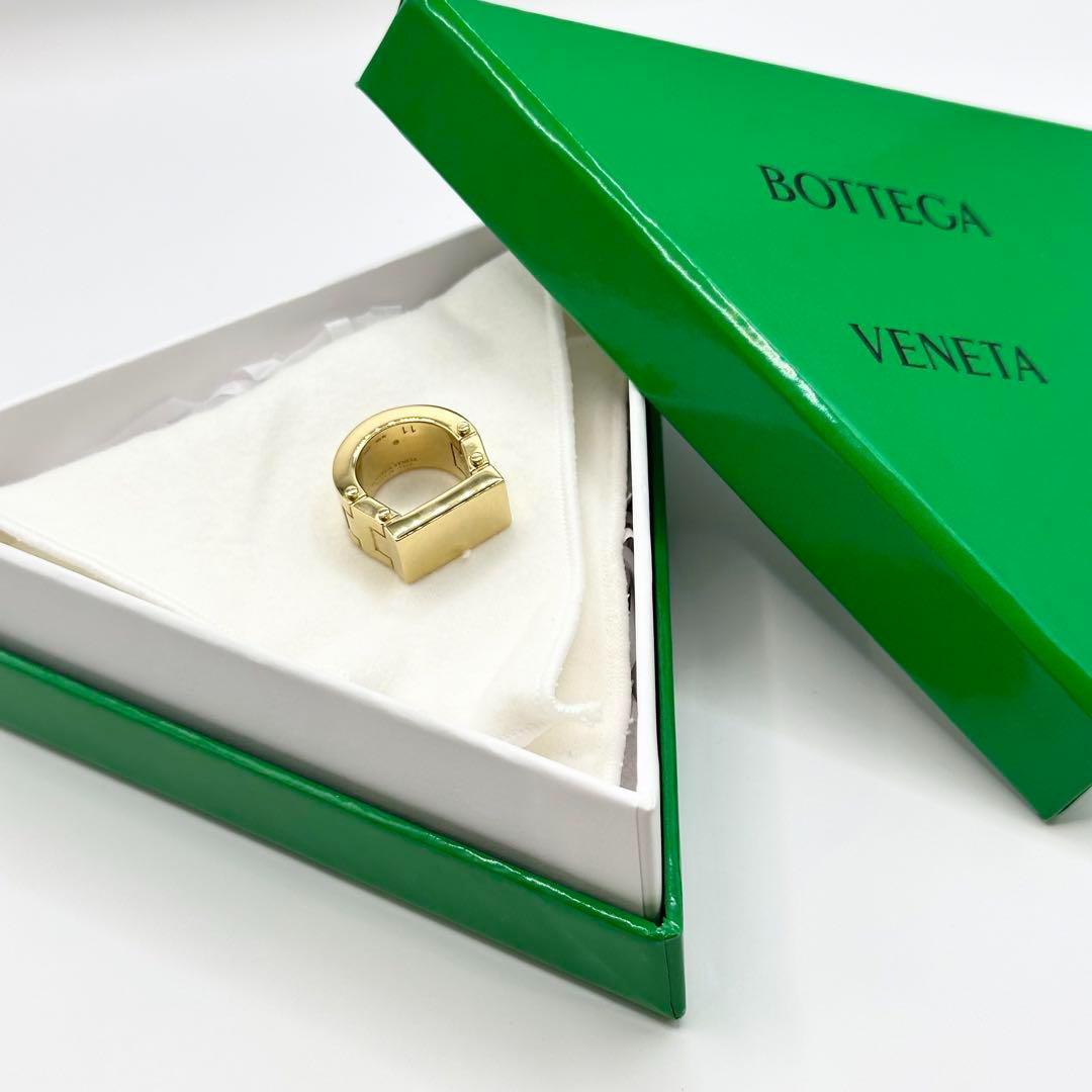 【新品未使用】BOTTEGA VENETA リング　指輪　ゴールド