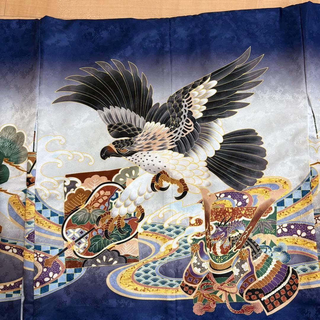 七五三 5歳 男の子 着物 羽織 袴 フルセット