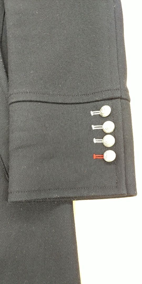 極美品 LOVELESS ラブレス ウール ステンカラー コート メンズ L 紺