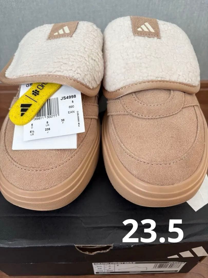 adidas グランドコート ミュール JS4998 23.5 新品
