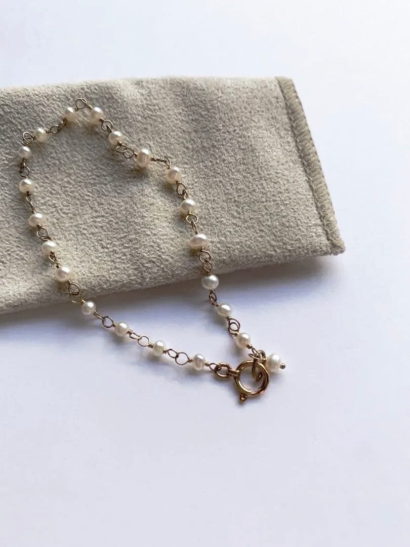 【あさひ】 ageteブレスレット淡水パール