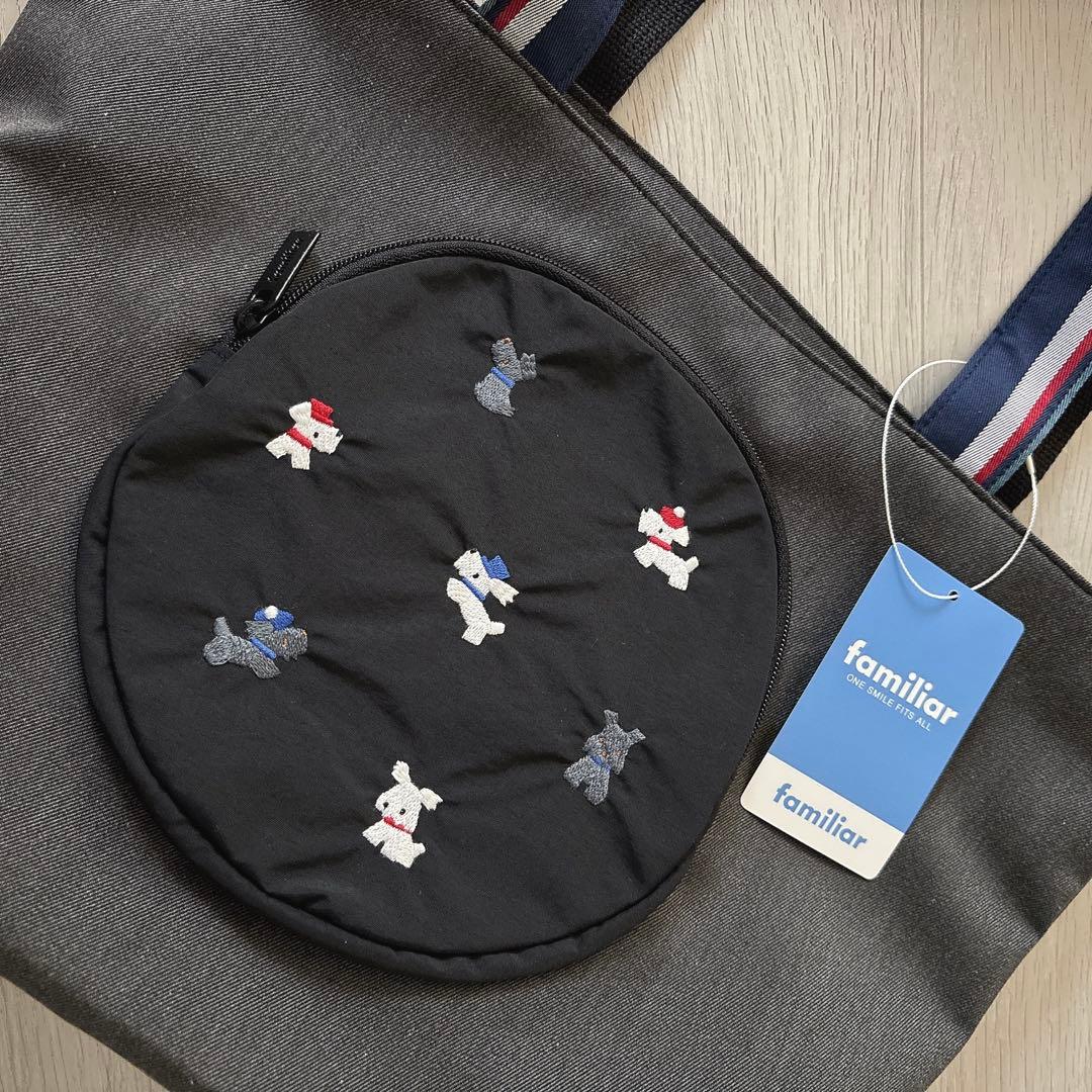 新品♡familiarファミリア♡受注販売 デニムバッグ 定価19,800円