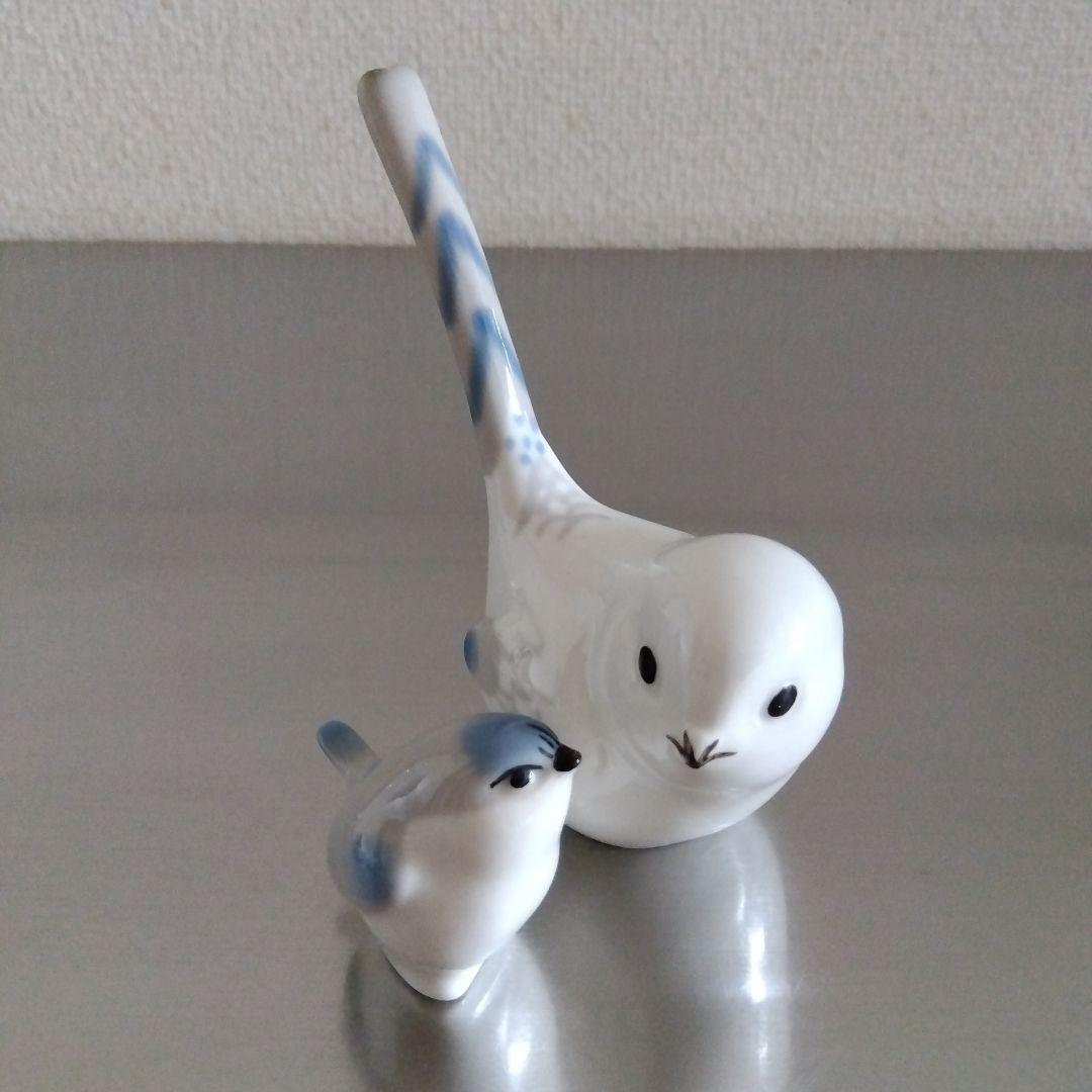 Lomonosov Russia　ロモノーソフ　フィギュリン　バード　2点セット