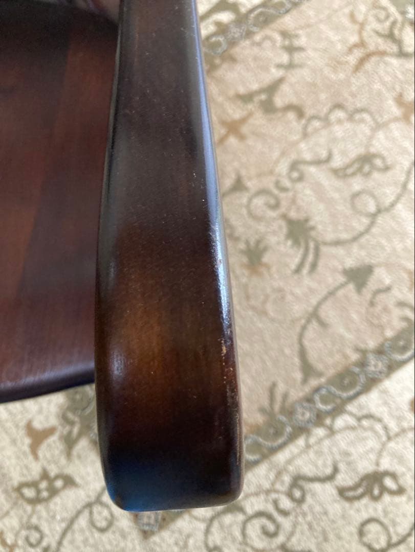 【松本民芸家具】木製ロッキングチェア ダークブラウン 39A型