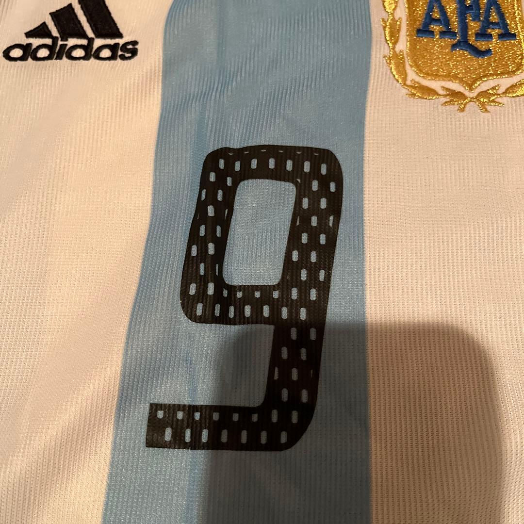 アディダスアルゼンチン BATISTUTA 9番　サイズ2XO