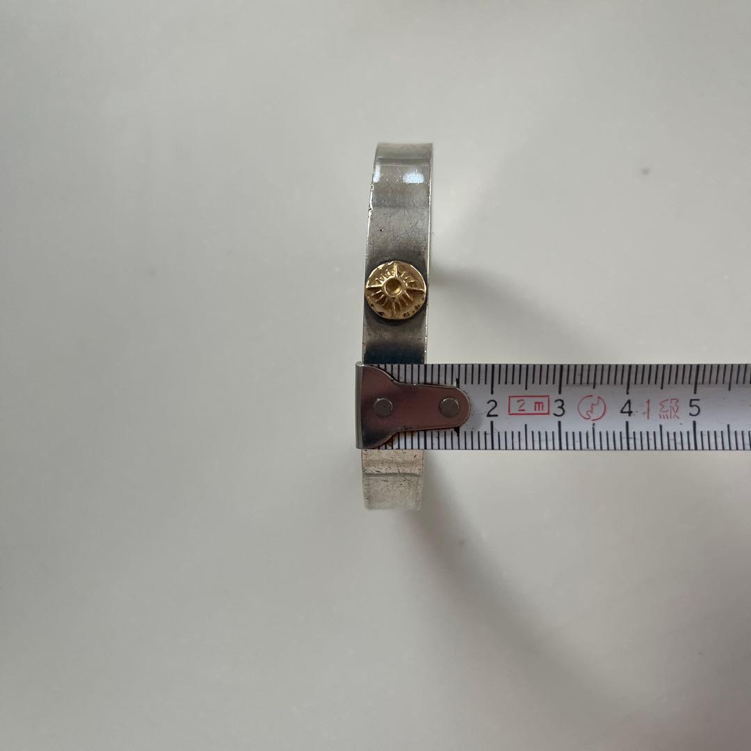 ARIZONA FREEDOM 平打ちバングル K18 太陽神ブレスレット