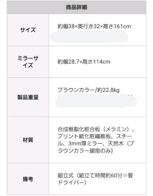 新品　姿見　ミラー　収納付き　エア・リゾーム ドレッサー ラック ブラウン