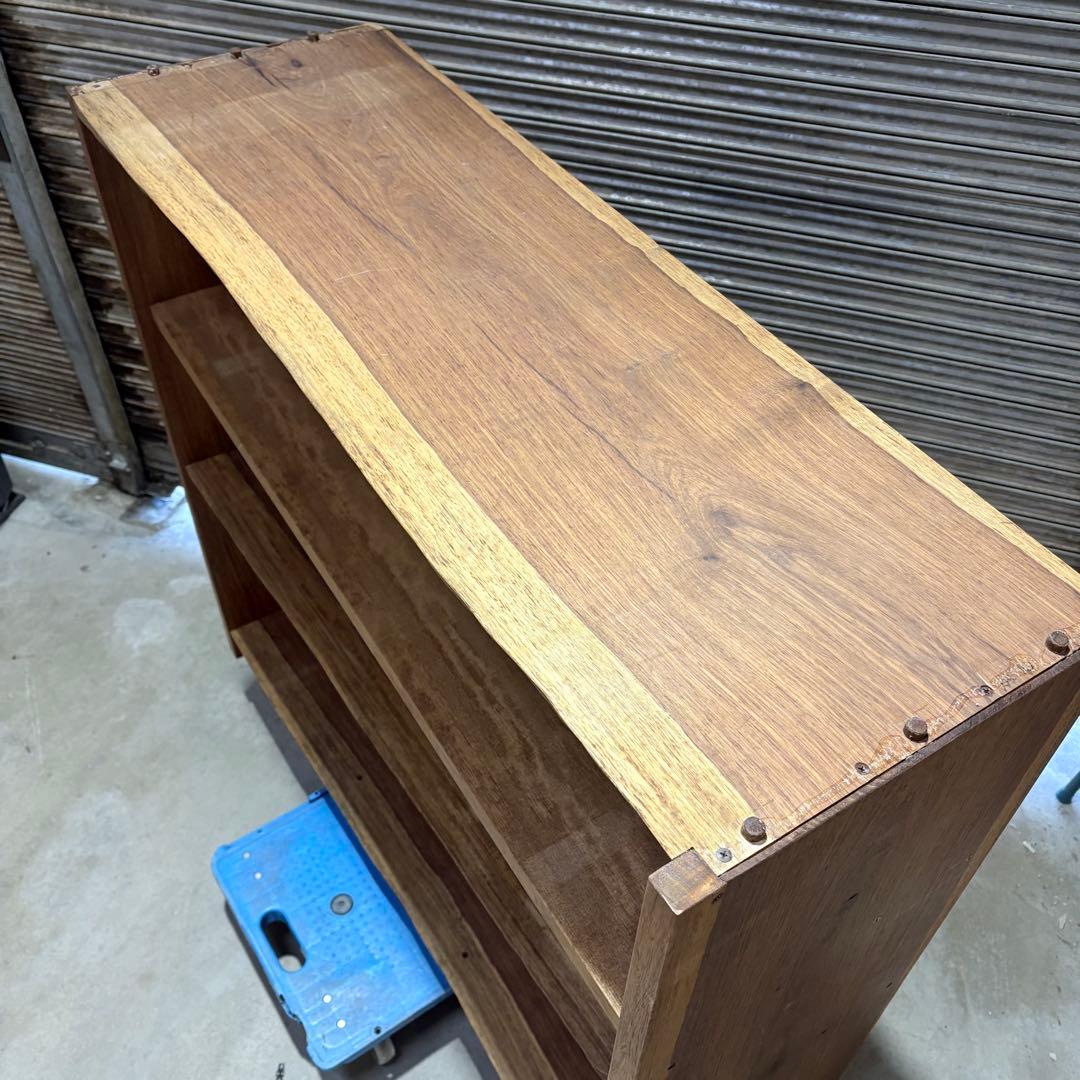 【福岡】ブビンガ Bubinga アフリカ産 本棚 アンティーク