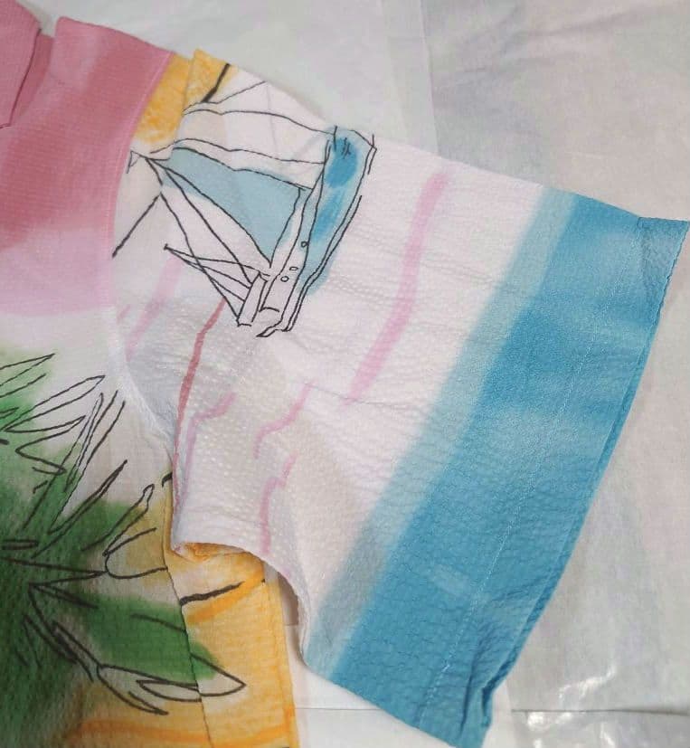 新品タグ付き ツモリチサト パジャマ ルームウェア 春夏 ラクダ リップル M