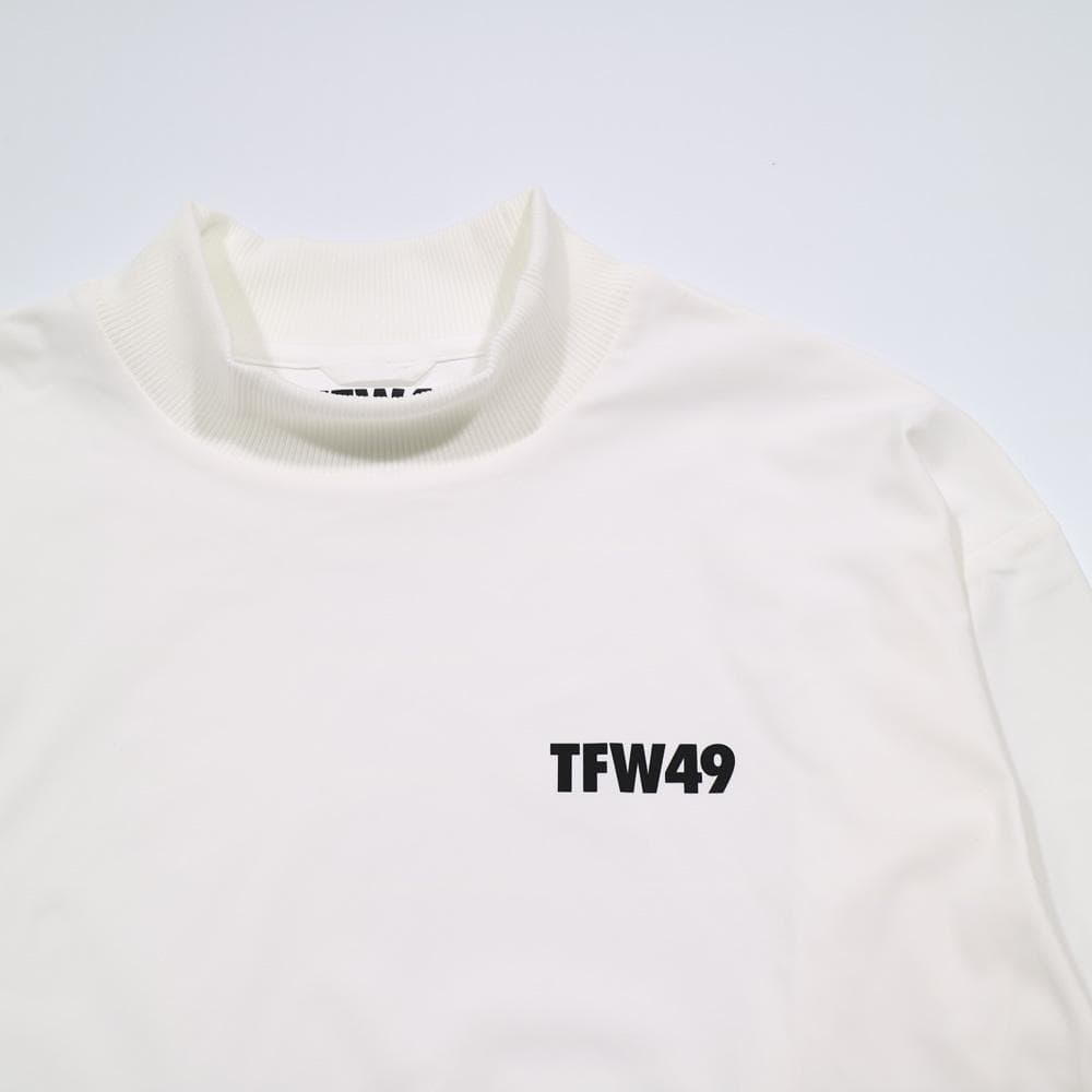 新品☆TFW49☆モックネック ロングスリーブTee