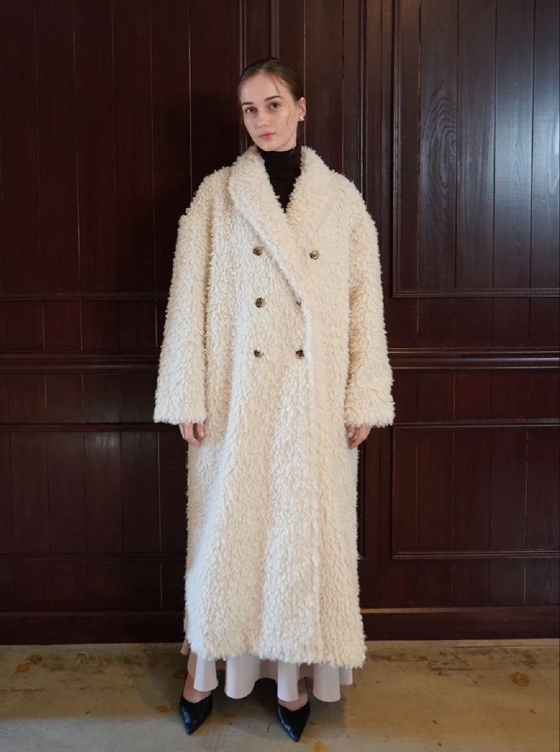 ジャケット・アウター acka poodle boa long coat
