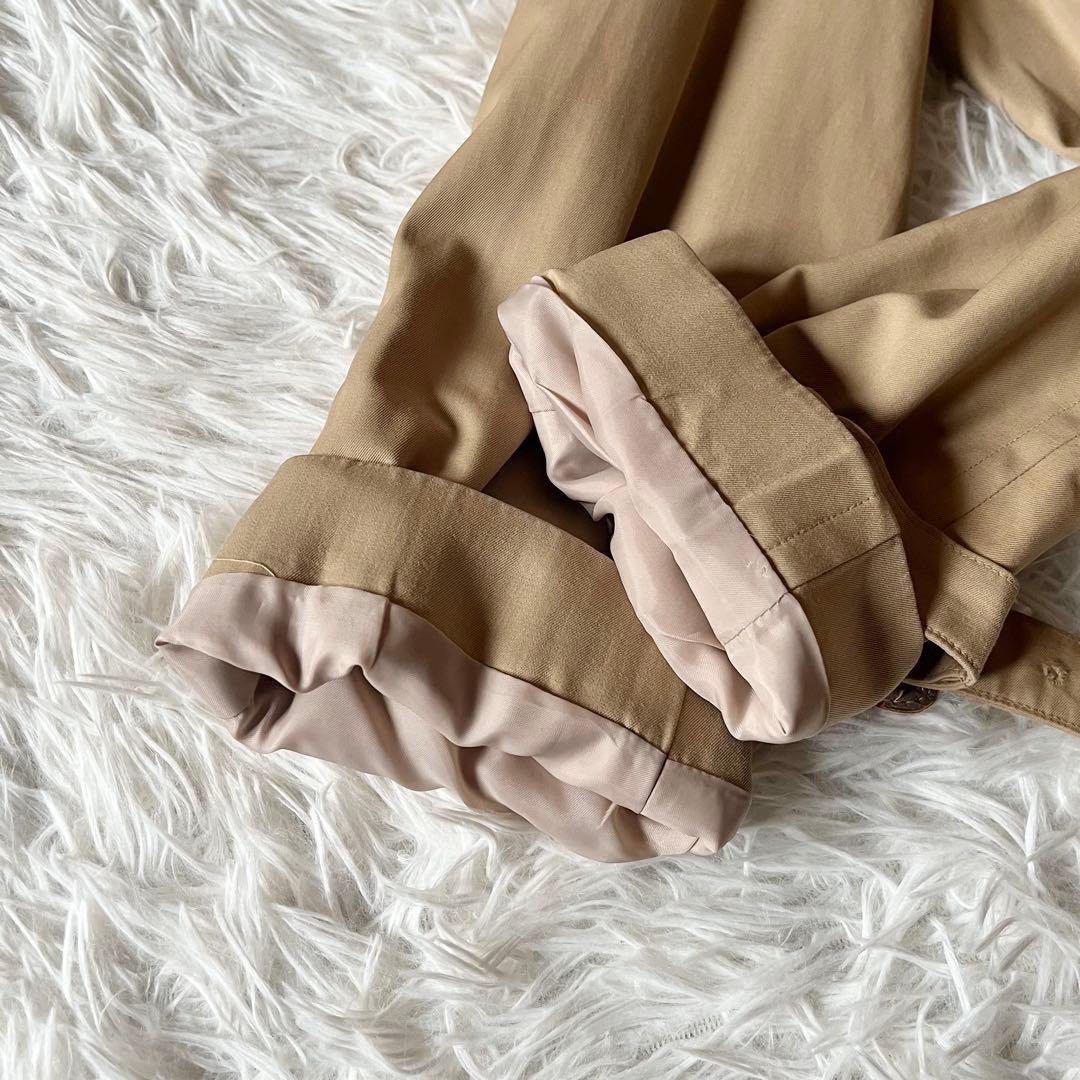 バーバリーズ 着丈113cm サイズS トレンチコート ノバチェック ベルト