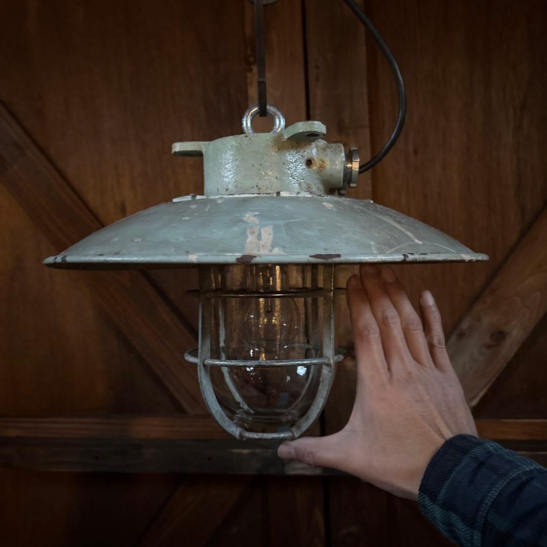 インダストリアル　ビンテージ　ランプ　1123