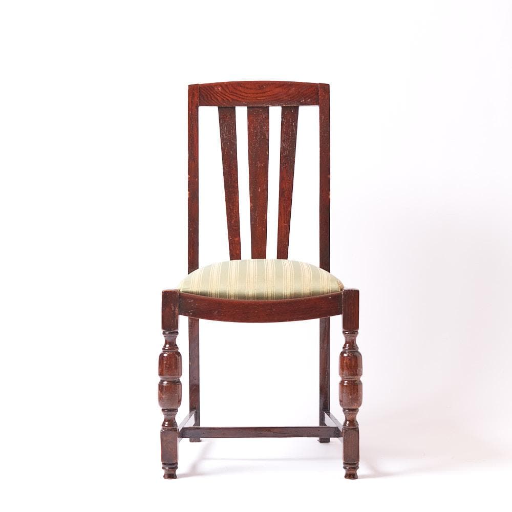 【surf】イギリス製アンティークチェア 1脚③(座面張替済)