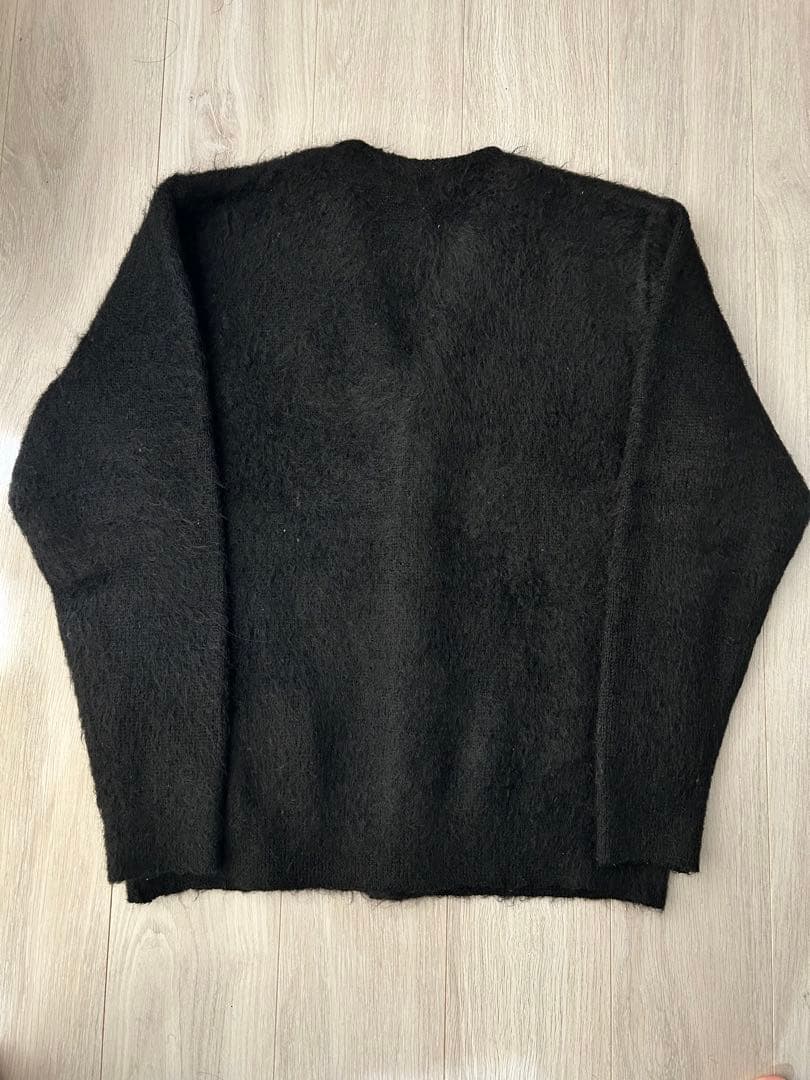 リアルマッコイズ JOE McCOY モヘアカーディガン ブラック XL