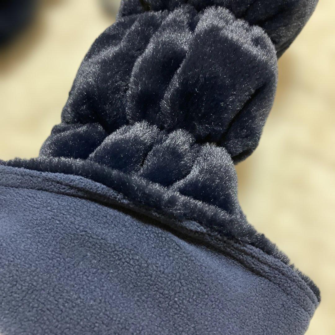 アンパスィ　ファー使いレッグウォーマー　レディース