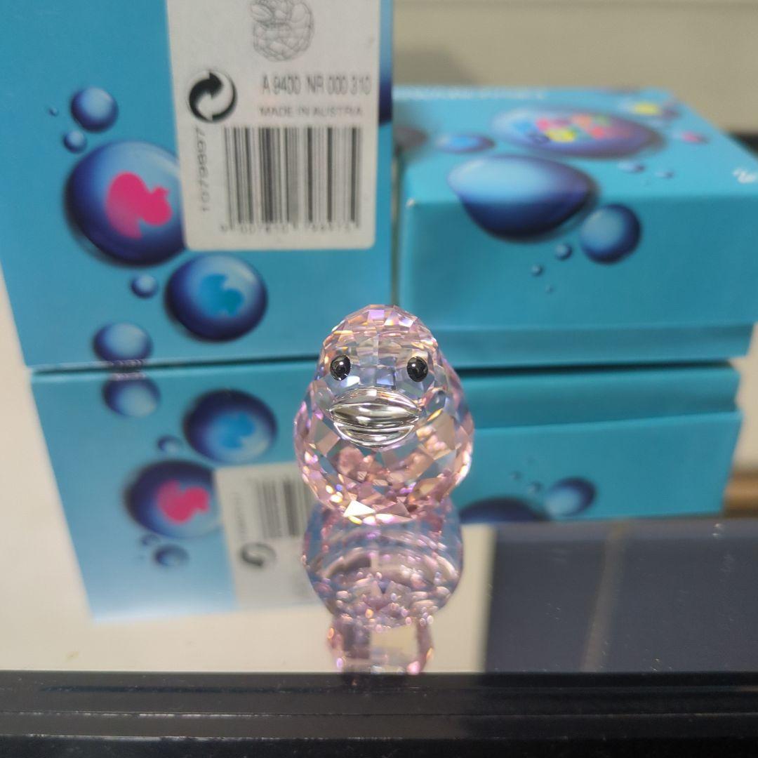 スワロフスキー ピンクダック レア 置物