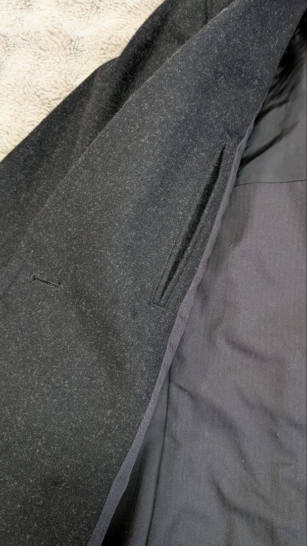 が*く様 【美品】ユニクロ　＋J　ウール　チェスターコート　ブラック L ジルサ