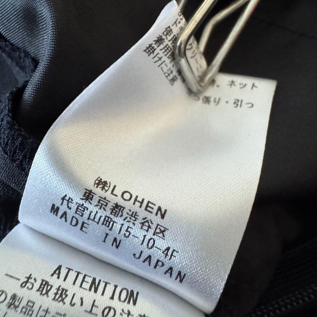 美品　LOHEN ローヘン　スタンドカラータックスリーブオールインワン　36