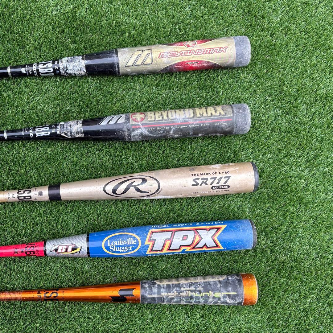 野球バット Mizuno Rawlings TPX 5本セット