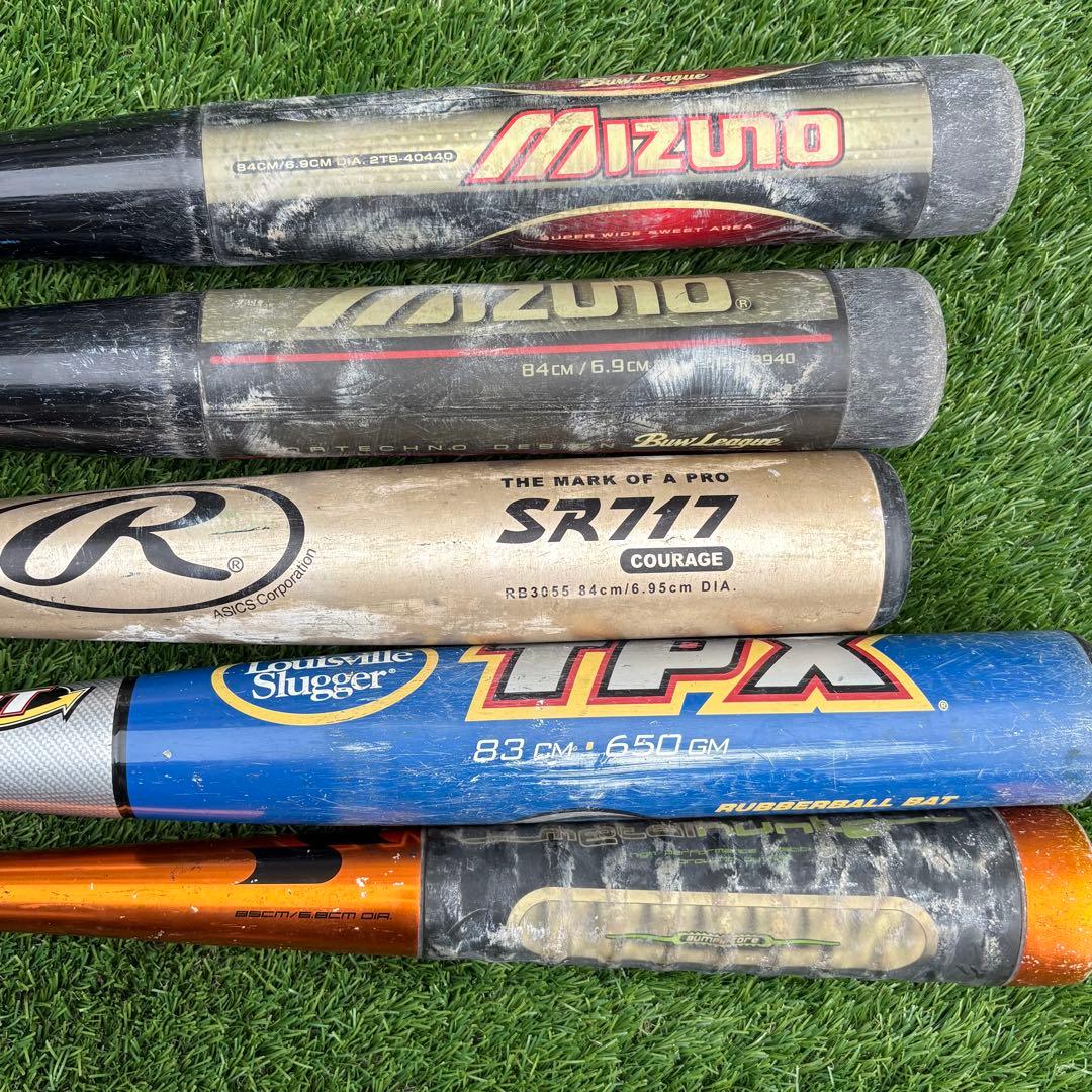 野球バット Mizuno Rawlings TPX 5本セット