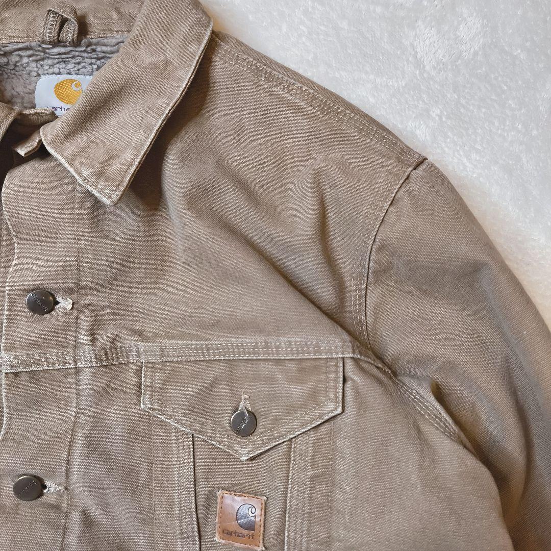 カーハート J233 FRB ボアジャケット XL 茶色 ダック トラッカー