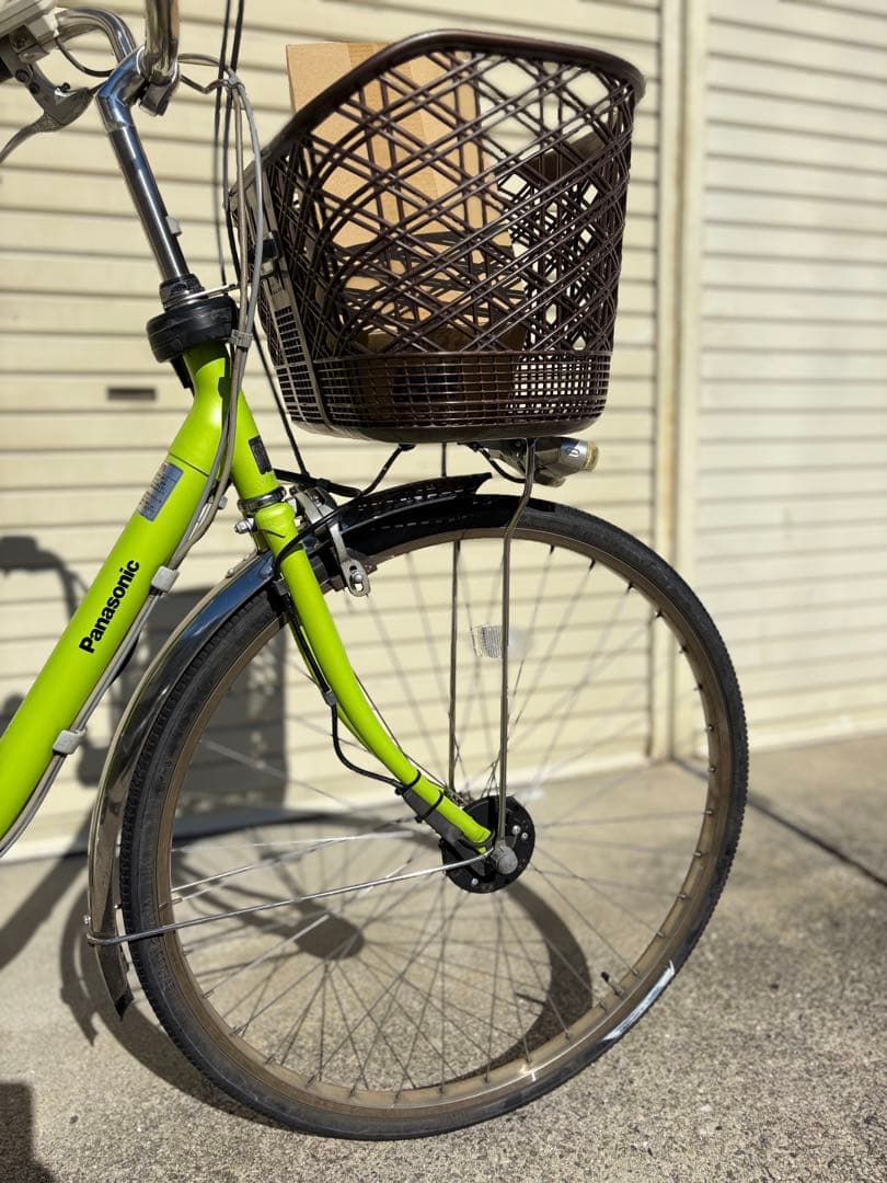 中古Panasonic電動アシスト自転車　8.9Ah新品バッテリー　大阪