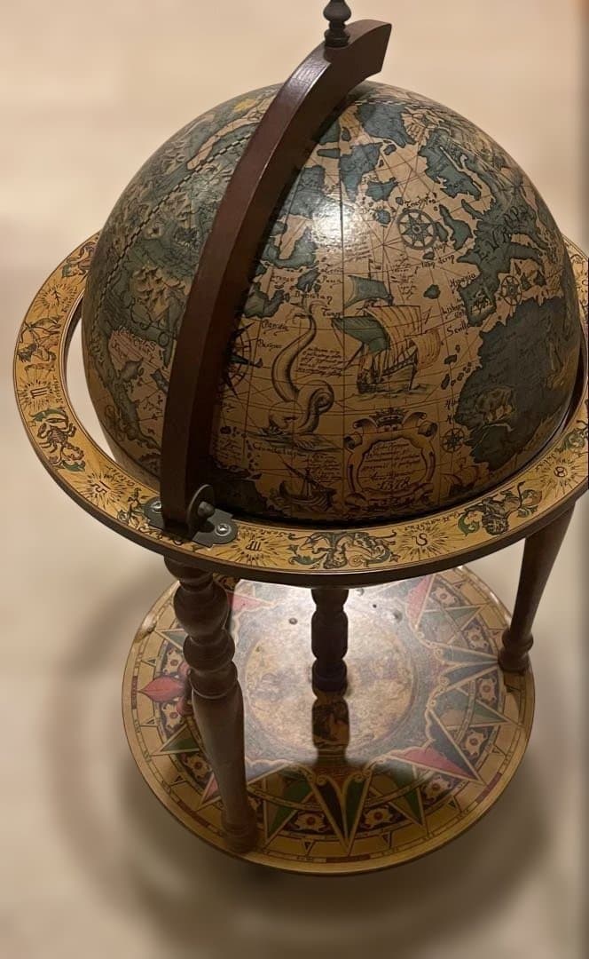 アンティーク　ワインセラー　ラック　キャビネット　キャスター付き　ビンテージ