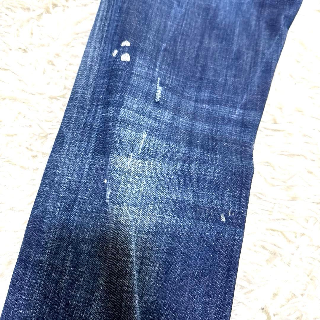 DSQUARED2 ディースクエアード　デニムパンツ　ワッペン