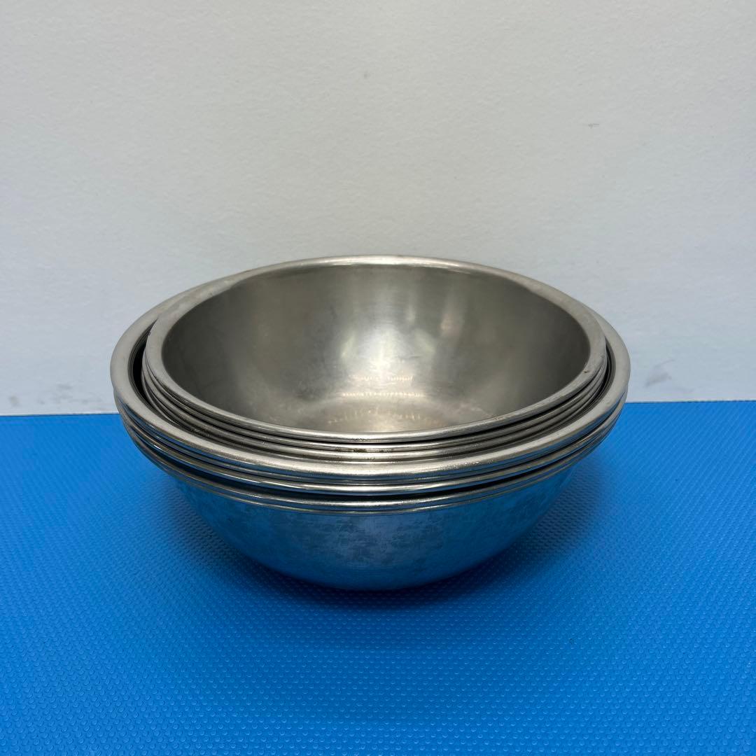 調理用ボウル10個セット　ステンレス　業務用　おまけザル1個付き