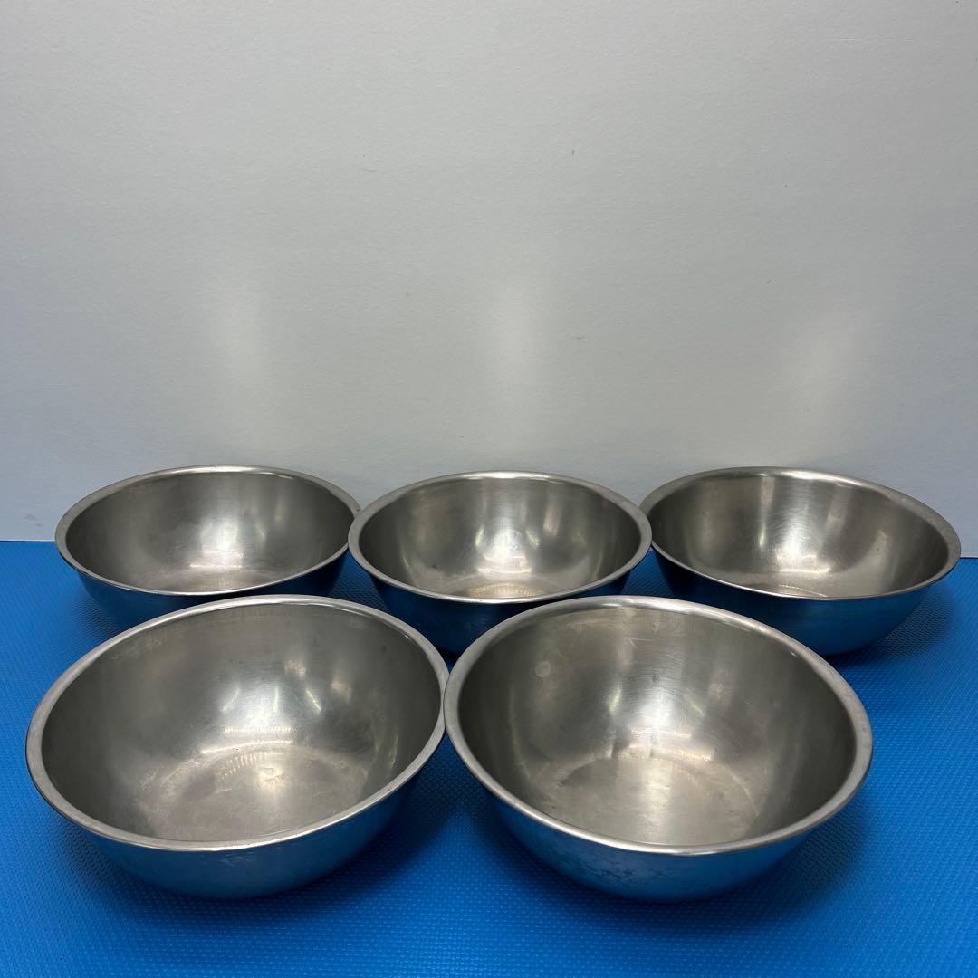 調理用ボウル10個セット　ステンレス　業務用　おまけザル1個付き