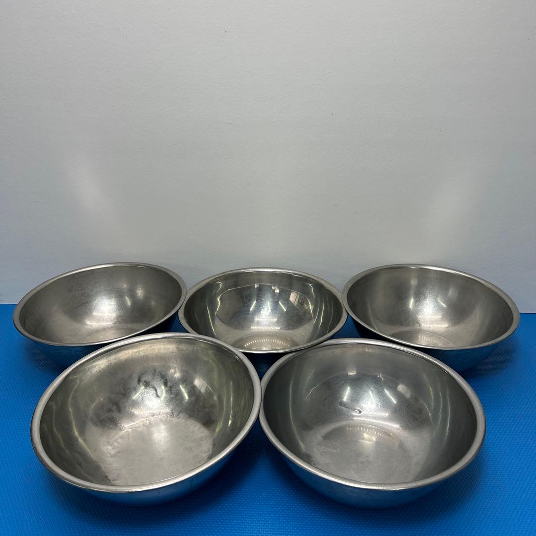 調理用ボウル10個セット　ステンレス　業務用　おまけザル1個付き