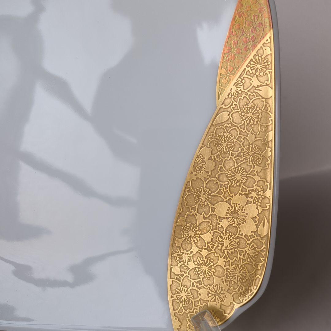 乃りたけ　ダイヤモンドコレクション　金閣銀閣シリーズ　角皿　中皿　5枚