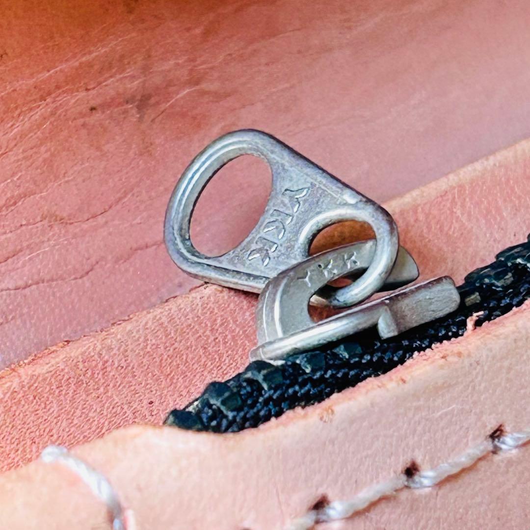 【新品】本革 牛革 カービング バイカーズウォレット ハンドメイド 長財布